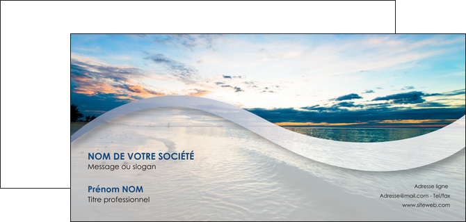 faire modele a imprimer carte de correspondance sejours plage ocean bord de mer MIDBE35547