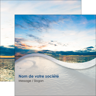 personnaliser modele de flyers sejours plage ocean bord de mer MIDBE35565