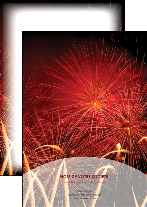 creer modele en ligne flyers 14 juillet feux dartifice artificier MLIG35585