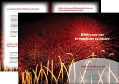 realiser depliant 2 volets  4 pages  14 juillet feux dartifice artificier MLIG35593