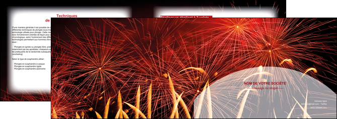 modele en ligne depliant 2 volets  4 pages  14 juillet feux dartifice artificier MLIG35609
