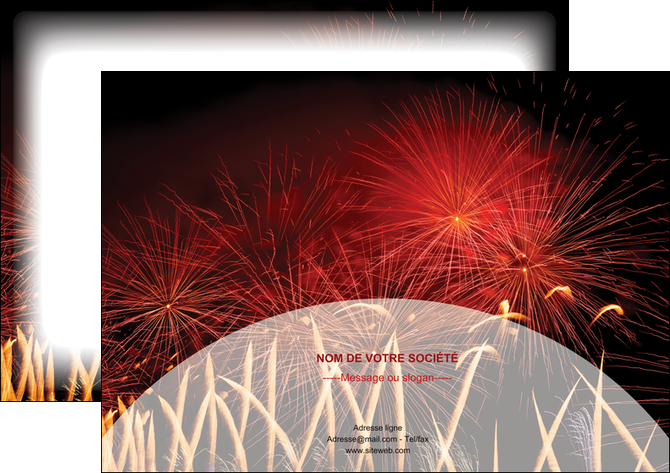 personnaliser modele de flyers 14 juillet feux dartifice artificier MLIG35611