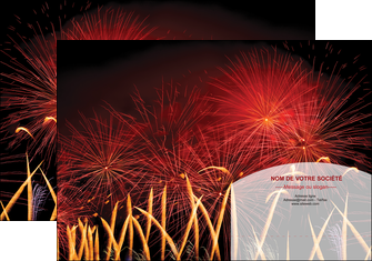 imprimerie pochette a rabat 14 juillet feux dartifice artificier MLIG35627