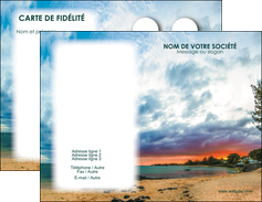 realiser carte de visite sejours plage mer vacances MIDBE35905