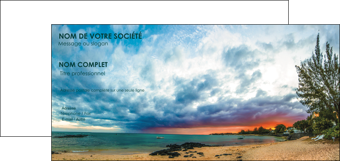 realiser carte de correspondance sejours plage mer vacances MIDBE35911