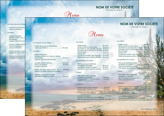 faire modele a imprimer set de table sejours plage mer vacances MIDBE35921