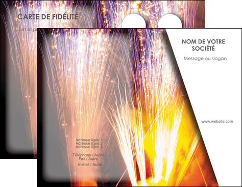 maquette en ligne a personnaliser carte de visite reception et animation feu dartifice artificier artilleur MLIG36119