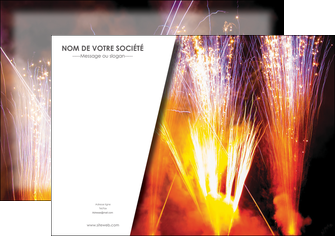 personnaliser maquette affiche reception et animation feu dartifice artificier artilleur MLIG36127