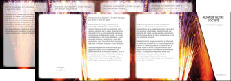 personnaliser maquette depliant 4 volets  8 pages  reception et animation feu dartifice artificier artilleur MLIG36137