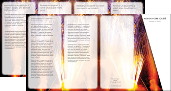 creation graphique en ligne depliant 4 volets  8 pages  reception et animation feu dartifice artificier artilleur MLIG36141