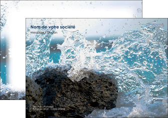 personnaliser modele de flyers mer rocher nature MIFBE36215