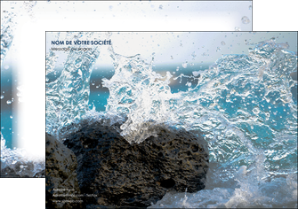 personnaliser maquette affiche mer rocher nature MIFBE36219