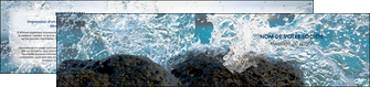 imprimerie depliant 2 volets  4 pages  mer rocher nature MIFBE36229