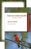 personnaliser modele de carte de visite parc oiseaux colore MLGI36327