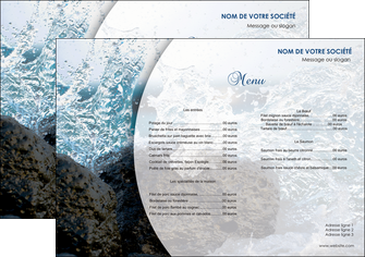 creer modele en ligne set de table eau flot mer MLGI36401