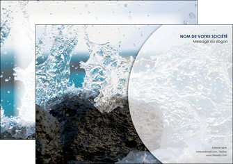 personnaliser modele de affiche eau flot mer MLGI36407
