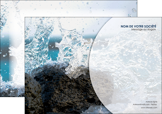 creation graphique en ligne flyers eau flot mer MLGI36409