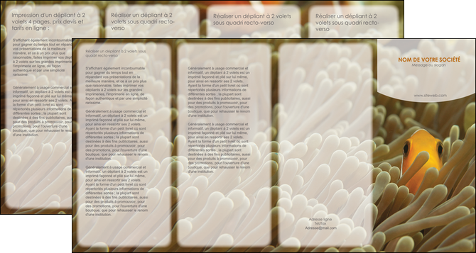 realiser depliant 4 volets  8 pages  animal nemo macro original MIDBE36435
