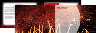 maquette en ligne a personnaliser depliant 2 volets  4 pages  14 juillet feux dartifice artificier MLIG36629