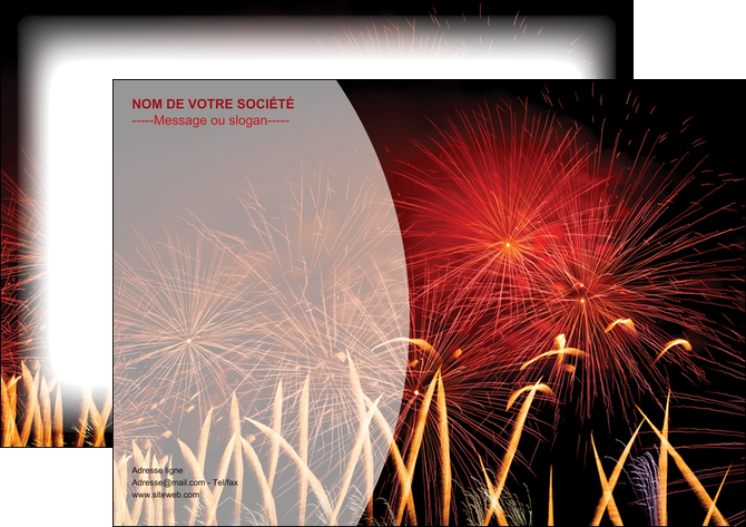 exemple affiche 14 juillet feux dartifice artificier MIDBE36637