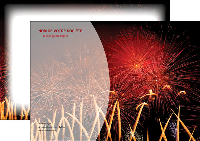 faire affiche 14 juillet feux dartifice artificier MIDBE36639