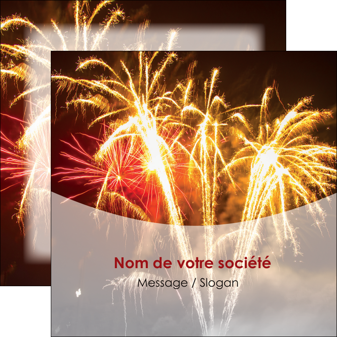 imprimerie flyers feu dartifice eclat lumiere MIDBE36649