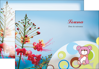 modele en ligne flyers couleur fleur liberte MIF36781