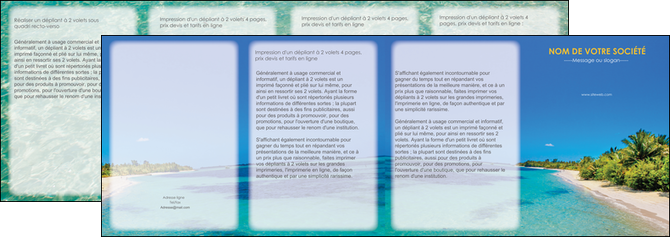 imprimer depliant 4 volets  8 pages  sejours plage sable mer MIDBE37051