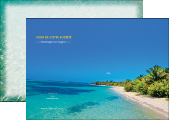 realiser flyers sejours plage sable mer MIDBE37061