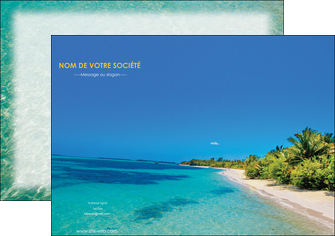 exemple affiche sejours plage sable mer MIDBE37065