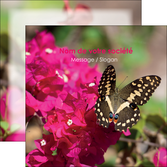 faire flyers agriculture papillons fleurs nature MLGI37107