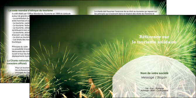 faire depliant 2 volets  4 pages  evenement evenementiel lumiere MLIG37385