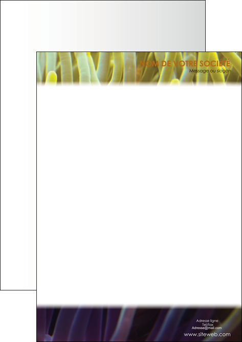 imprimerie tete de lettre animal originale belle photo idee MIDBE37453