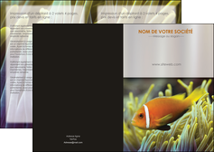 faire depliant 2 volets  4 pages  animal originale belle photo idee MIDBE37473