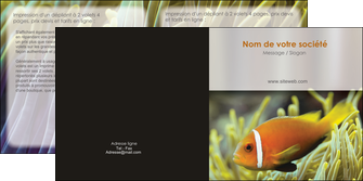 realiser depliant 2 volets  4 pages  animal originale belle photo idee MIDBE37479