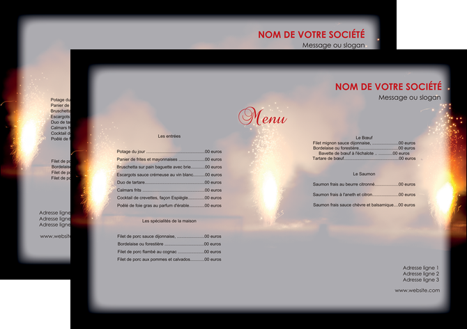 faire modele a imprimer set de table evenement evenementiel lumiere MIDBE37515