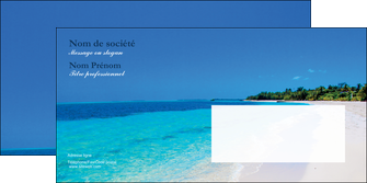 imprimer enveloppe sejours plage mer sable blanc MLGI37605