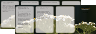 imprimer depliant 4 volets  8 pages  fleuriste et jardinage plantes cactus fleurs MLGI37657