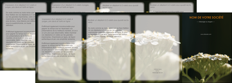 maquette en ligne a personnaliser depliant 4 volets  8 pages  fleuriste et jardinage plantes cactus fleurs MLGI37671