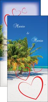 modele en ligne flyers plage cocotier mer MLIG37747