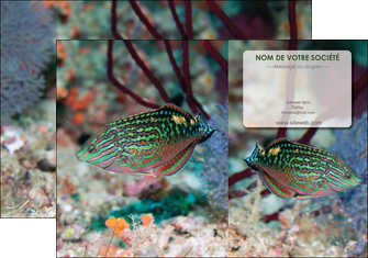 personnaliser modele de pochette a rabat plongee  poisson plongee nature MIDBE38159