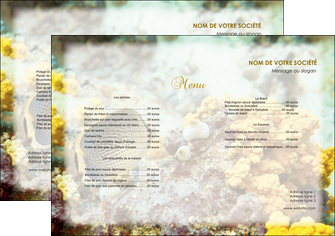 maquette en ligne a personnaliser set de table restaurant set de table menu liste des plats MIDBE38237
