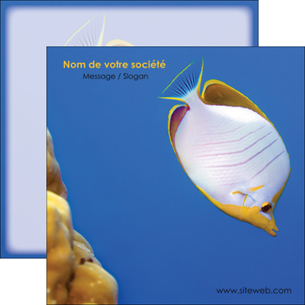 modele en ligne flyers poisson et crustace poissons mer ocean MIDLU38897
