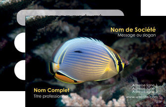 faire carte de visite animal poisson animal nature MIDLU38949