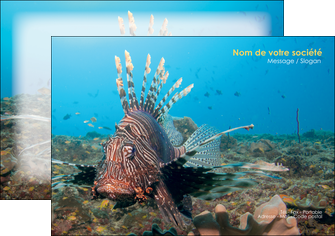 faire flyers animal poissons animal bleu MIDLU39575