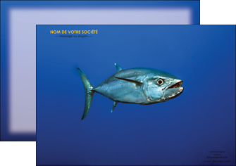 faire affiche animal poissons animal bleu MLIG39621