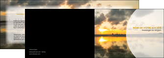 creer modele en ligne depliant 2 volets  4 pages  sejours couche de soleil plage ile MIDBE40037
