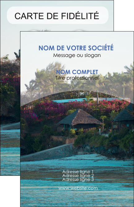 impression carte de visite agence immobiliere maison sur plage immobilier immobilier de luxe MIDLU40285