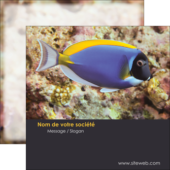 imprimer flyers chasse et peche poisson poissonnerie poissonnier MIDBE40447