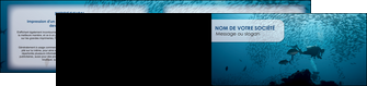 modele en ligne depliant 2 volets  4 pages  plongee  plongee plongee sous  marine plongeurs MIDBE40521